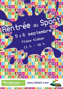 affiche rentrée du sport