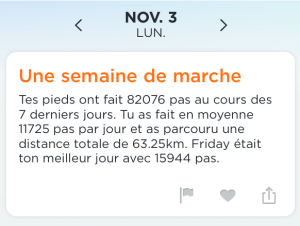 Appli Jawbone UP - Conseil